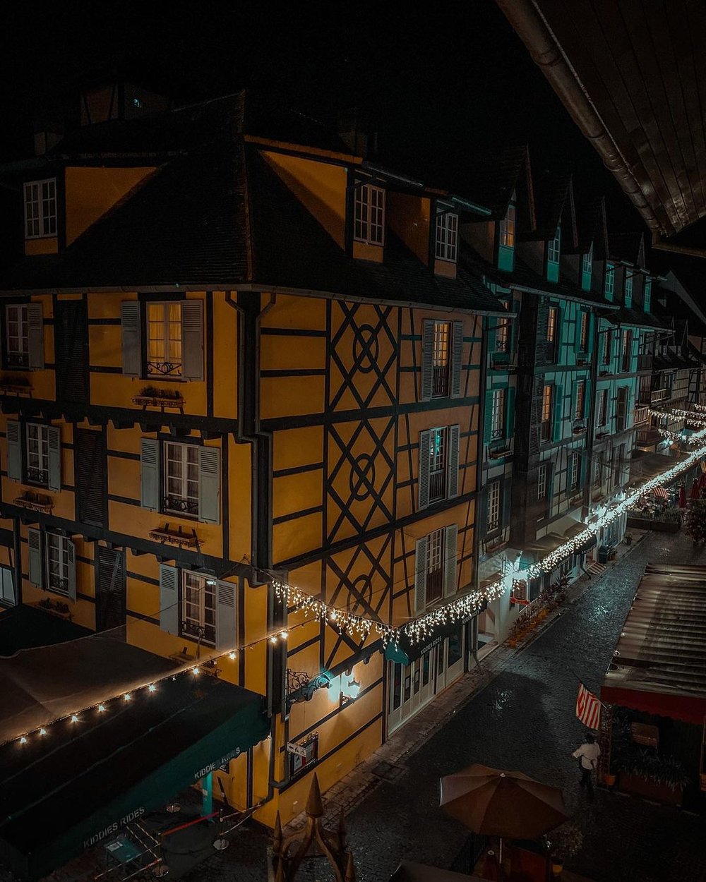 Night time at Colmar Tropicale Berjaya Hills Bukit Tinggi Pahang