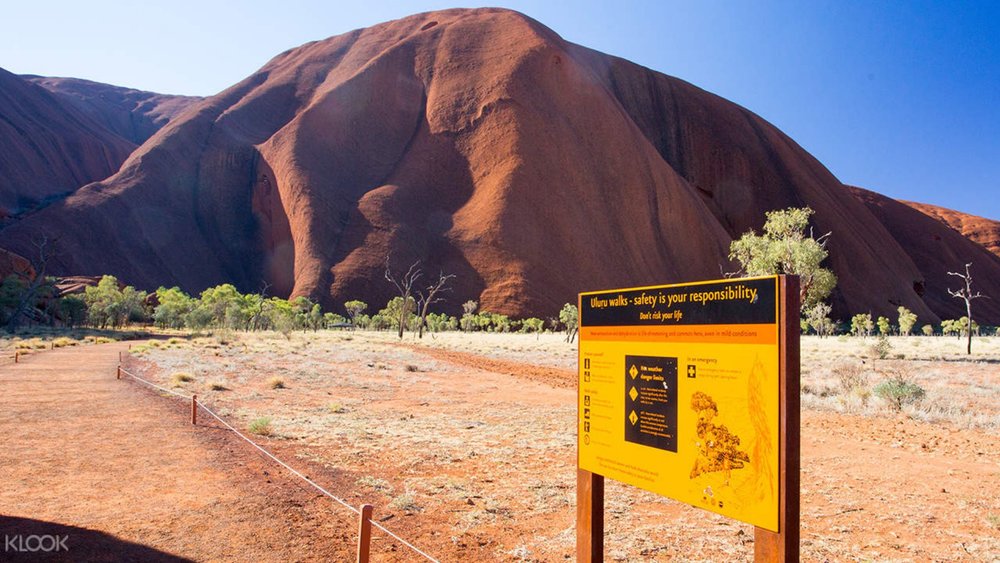 Actually, the sunset is just as stunning as the sunrise at Uluru!