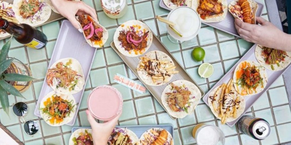Check out this rosé Bottomless Brunch from SoCal taking inspiration from Southern California ‘share-style’ street food. Image credits: @socalsydney_ on Instagram. Source: https://www.instagram.com/p/CN4cgOpBZXX/ 
