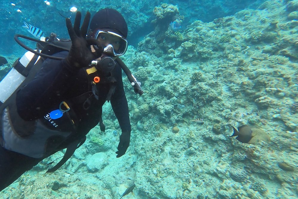 「OKサイン」で返答