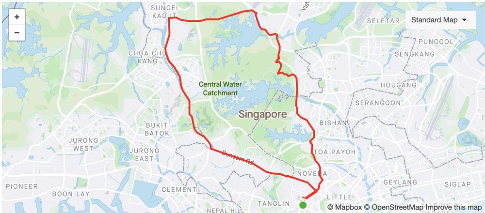 singapore cycling routes mandai loop