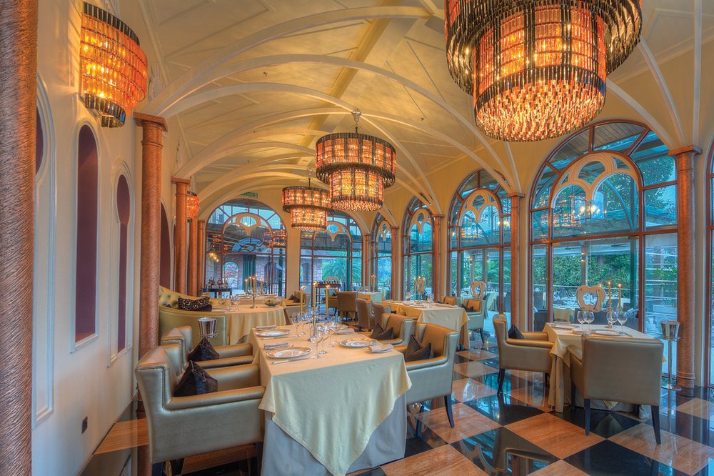 French fine dining restaurant L'assiette at The Chateau Bukit Tinggi Resort