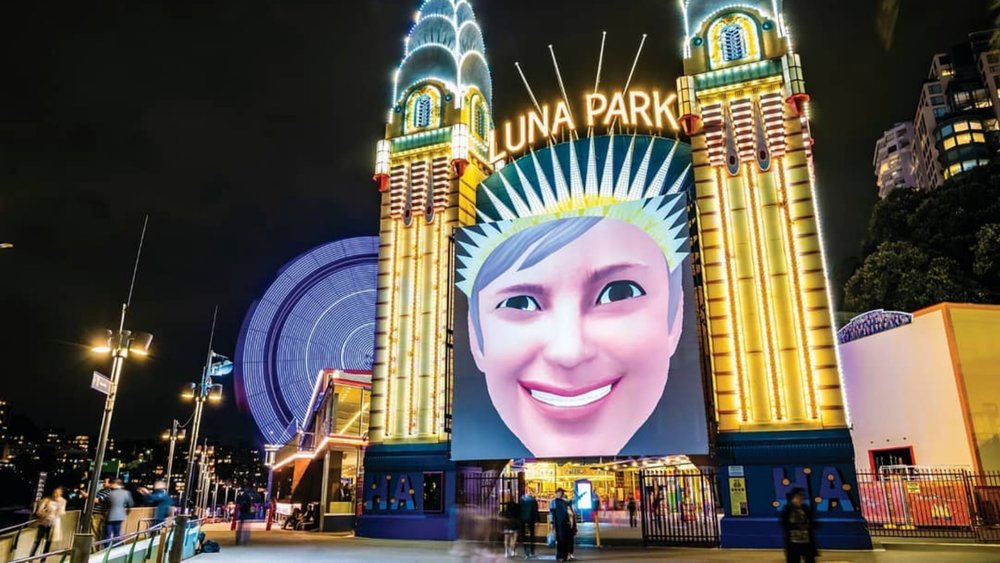 Spend time with friends and family at Luna Park. Image credits: @vividsydney on Instagram