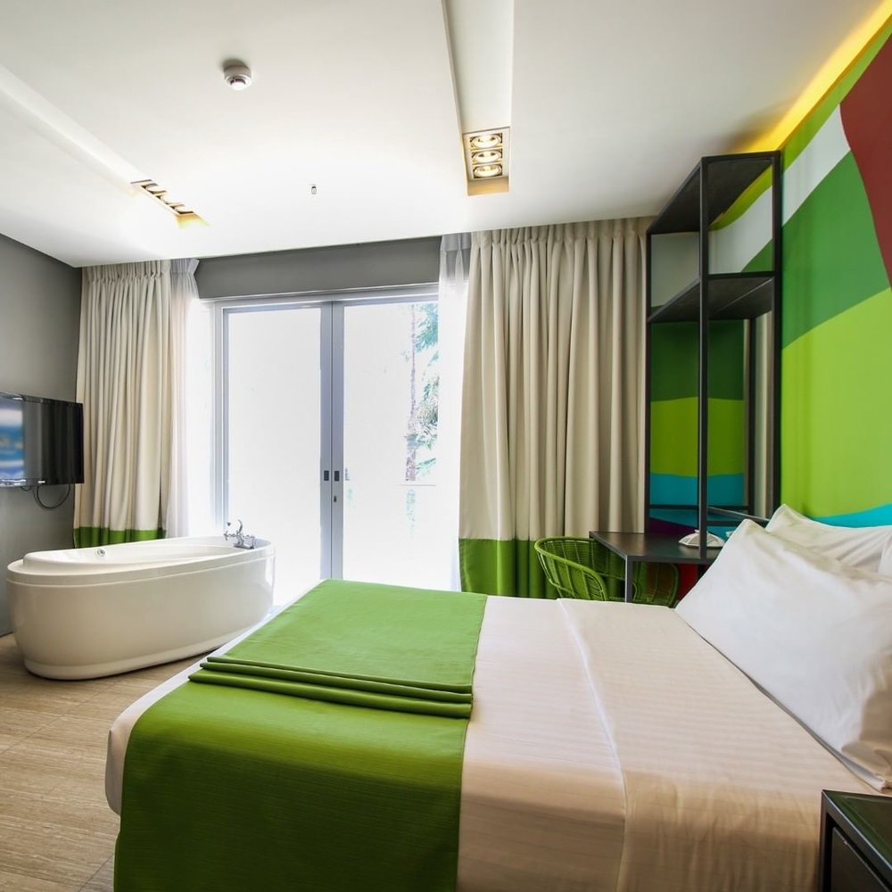modern hip bedroom in Boracay Uptown