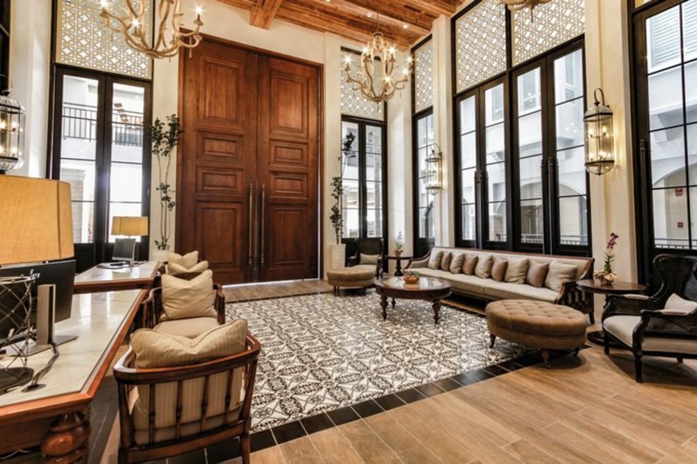 the feliz hotel lobby area