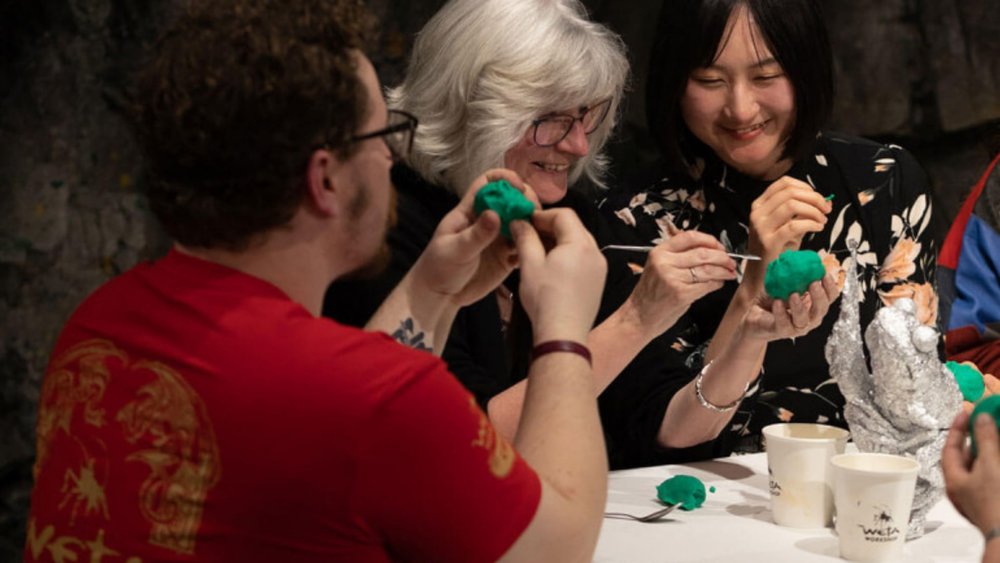 Try your hand out at sculpting with the Weta crew! Source: tours.wetaworkshop.com