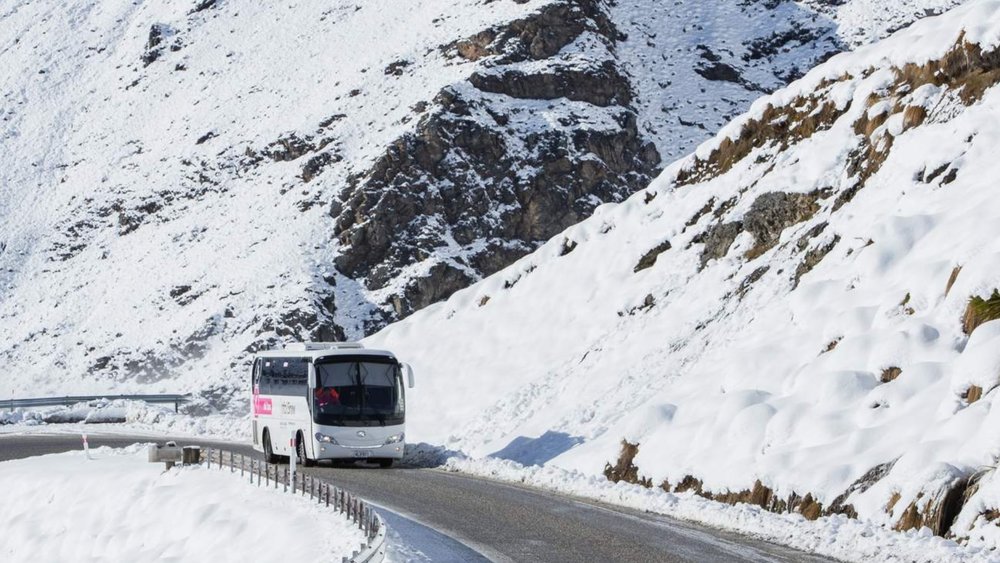 The trip to Coronet Peak is as easy as pie with this transport!