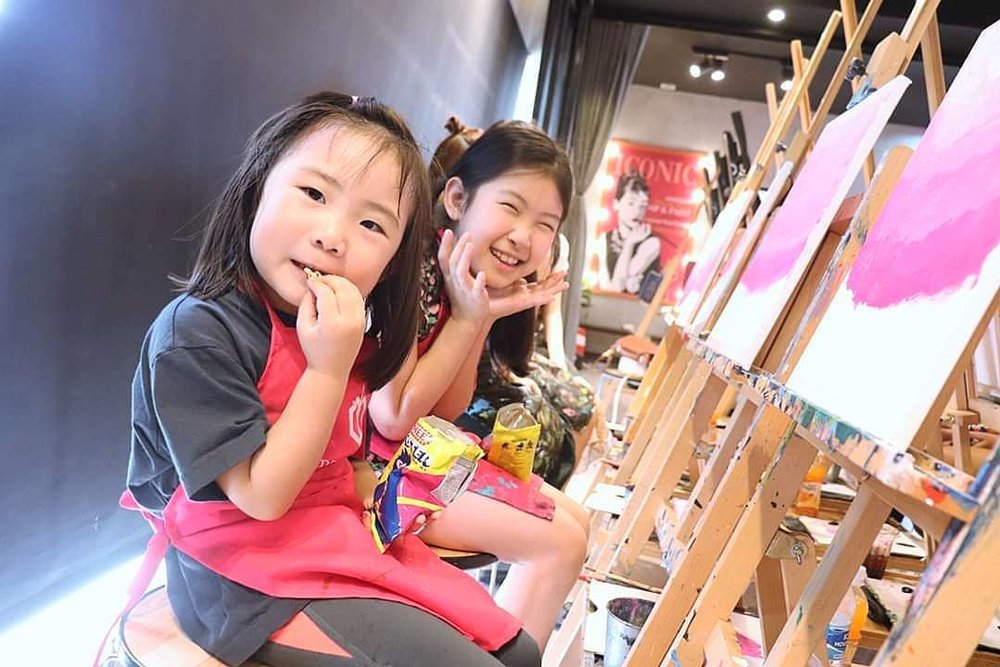 art studio art and bonding desa sri hartamas kl sip and paint