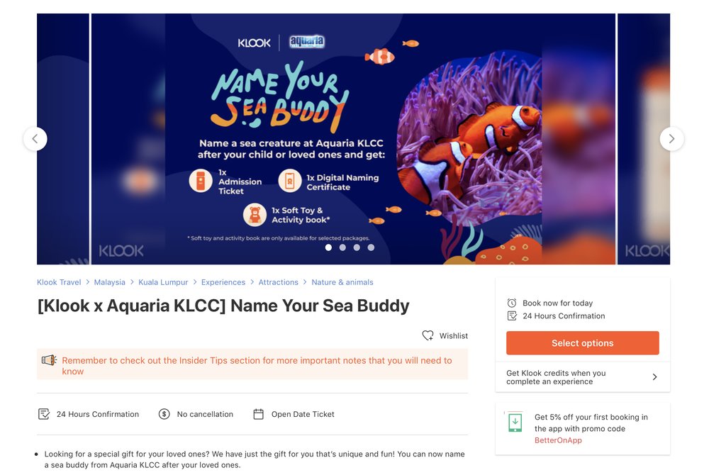 How to join Name Your Sea Buddy campaign by Aquaria KLCC