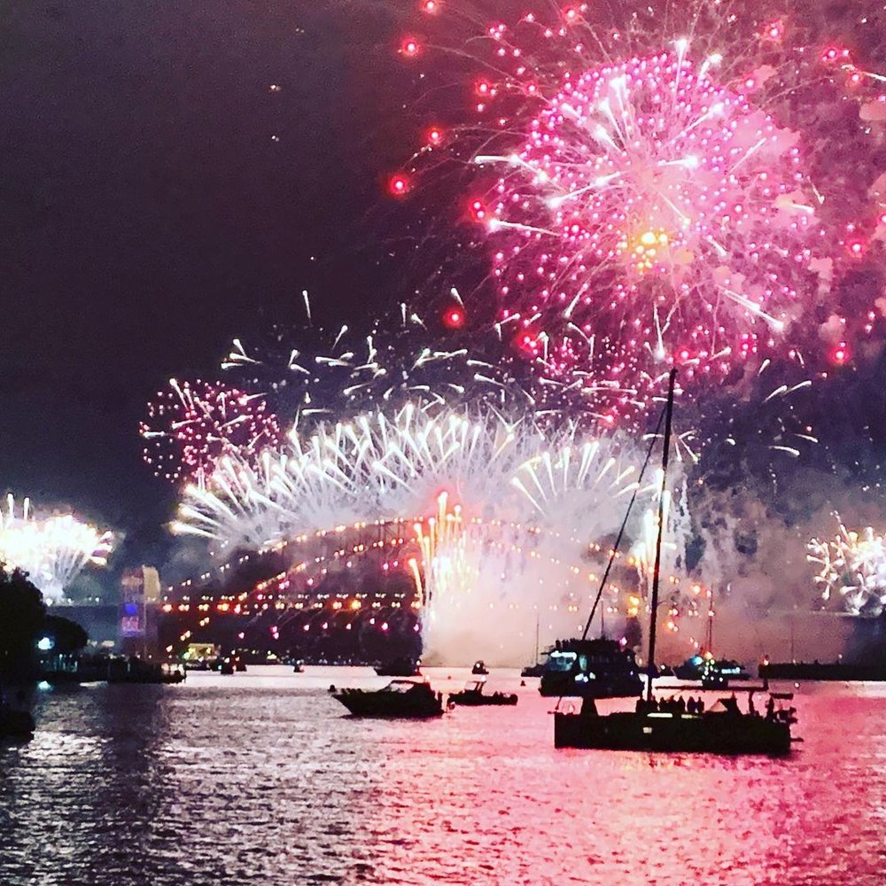Wine and dine in style with this Vivid Sydney cruise! Image credits: @seasydneyharbour on Instagram