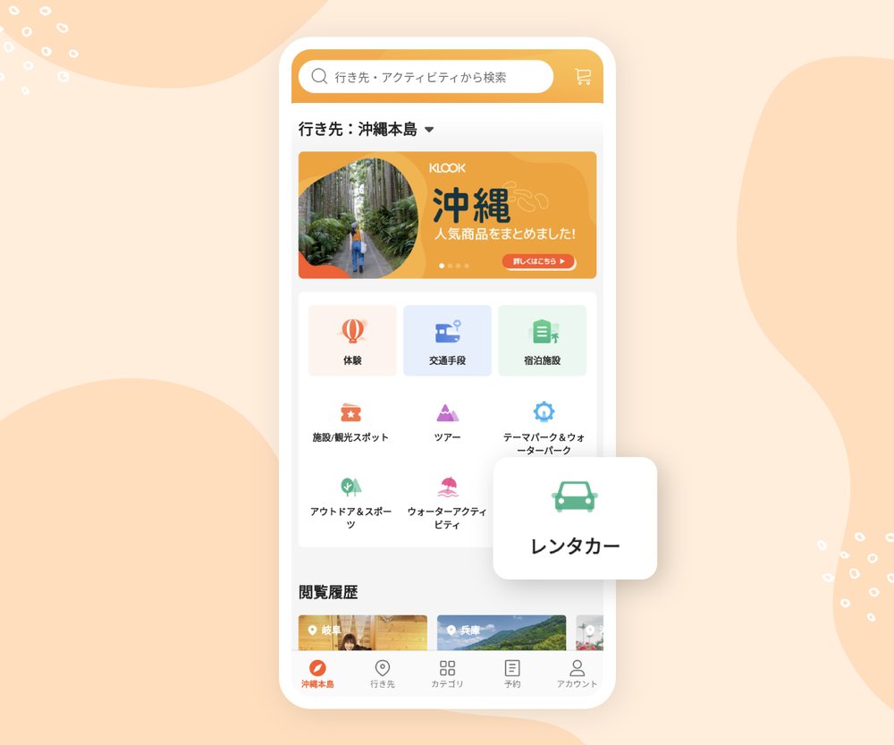 1. レンタカーのトップページへ