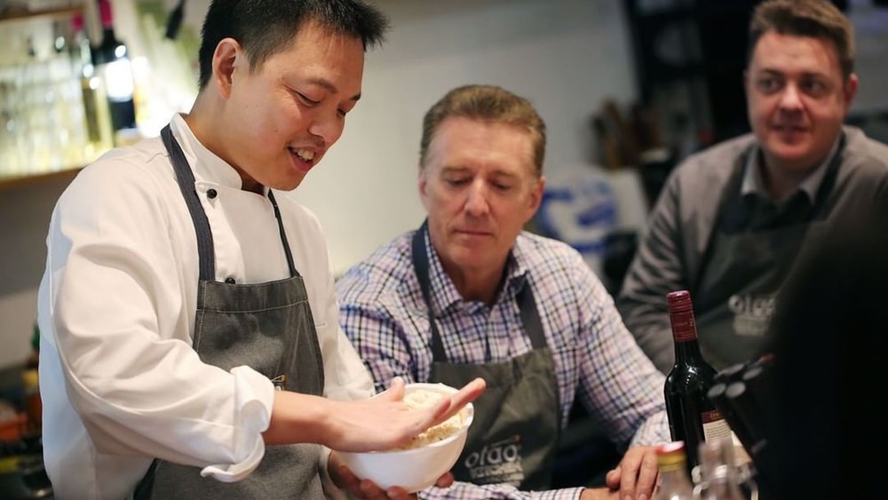 Learn the art of handmade dumplings this winter. Image credits: @otaokitchen