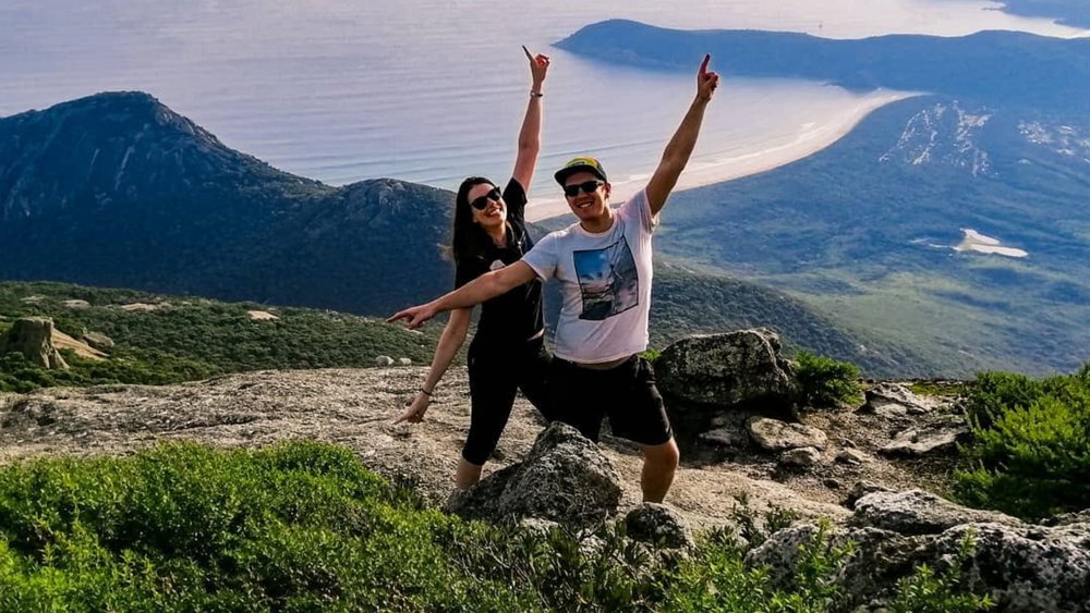 Get amazing coastal views atop Mt Oberon at Wilsons Prom! Image credits: @holidaywithhelena