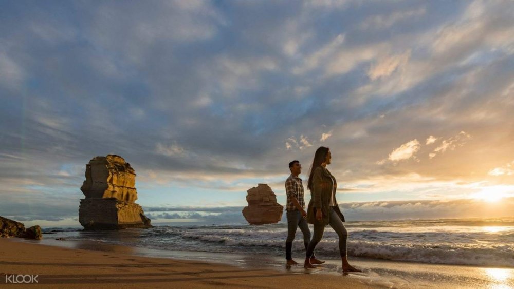 Marvel at the breathtaking rock formations at the 12 Apostles!