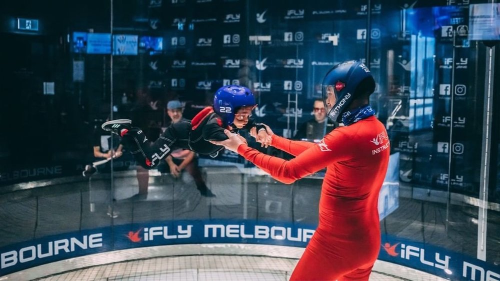 You don’t need wings to fly when you go indoor skydiving! Image credits @ifly.melbourne on Instagram