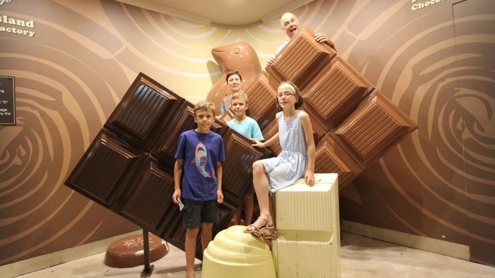 There are tons of great photo opportunities at the Phillip Island chocolate factory! Image credits: @phillipislandchocolatefactory