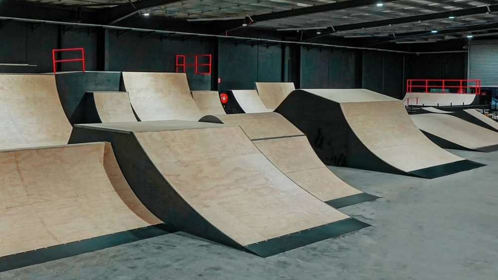 Hit the ramps at Skater Maps’ indoor skatepark. Image credits @skater.maps on Instagram