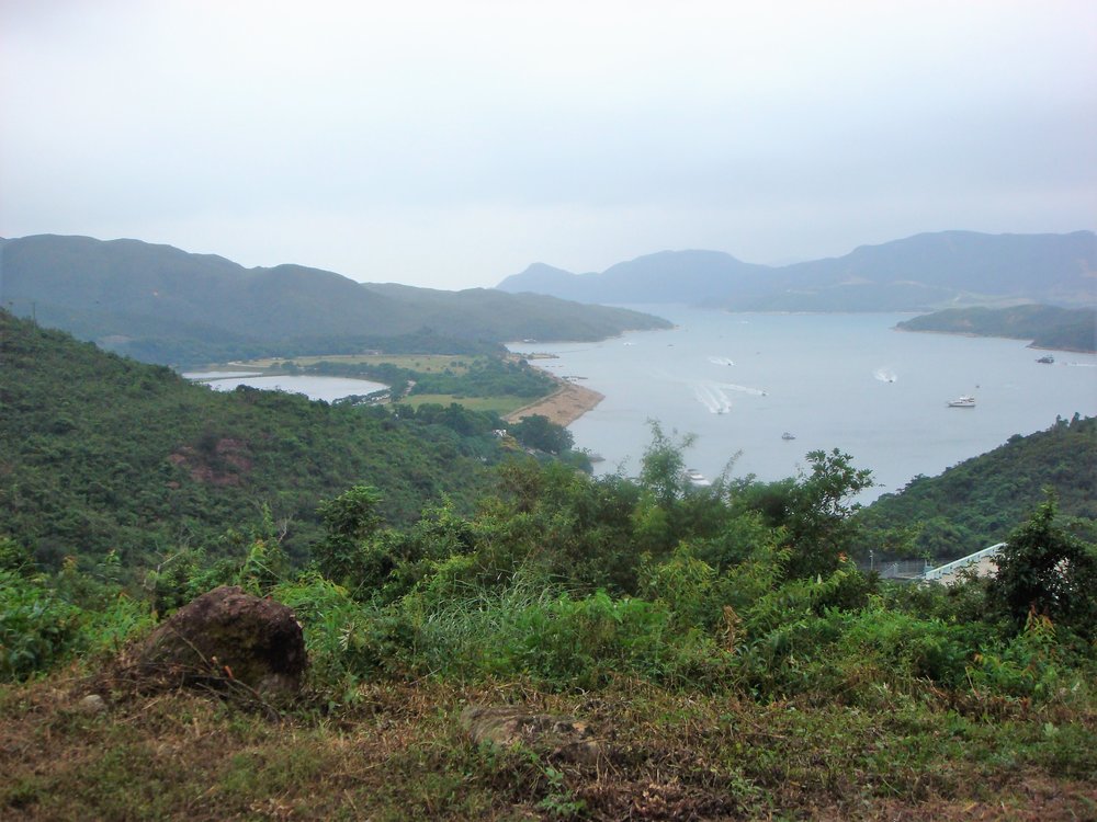 view of west dam high island reservoir