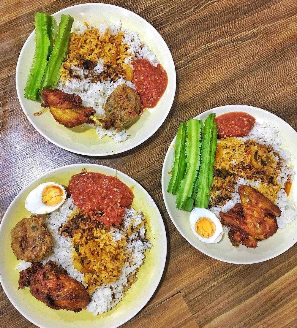 Cargas Café Nasi Campur best halal food in Penang