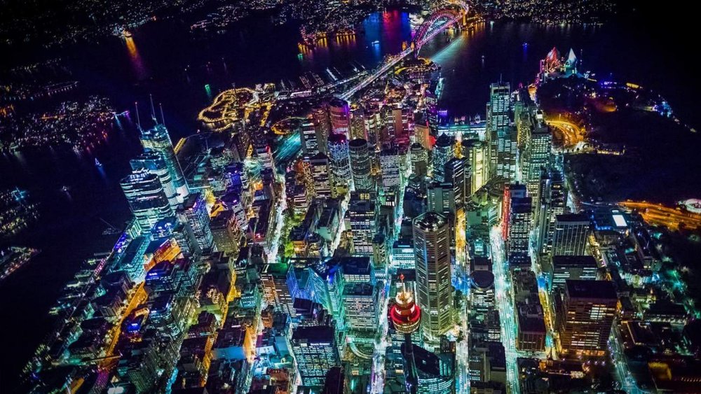 Experience Vivid from the sky with this helicopter flight!