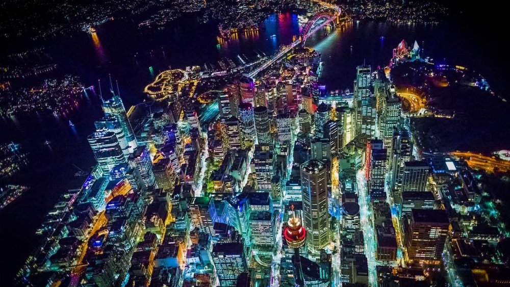 Go an aerial tour of the city with the Vivid Helicopter Flight