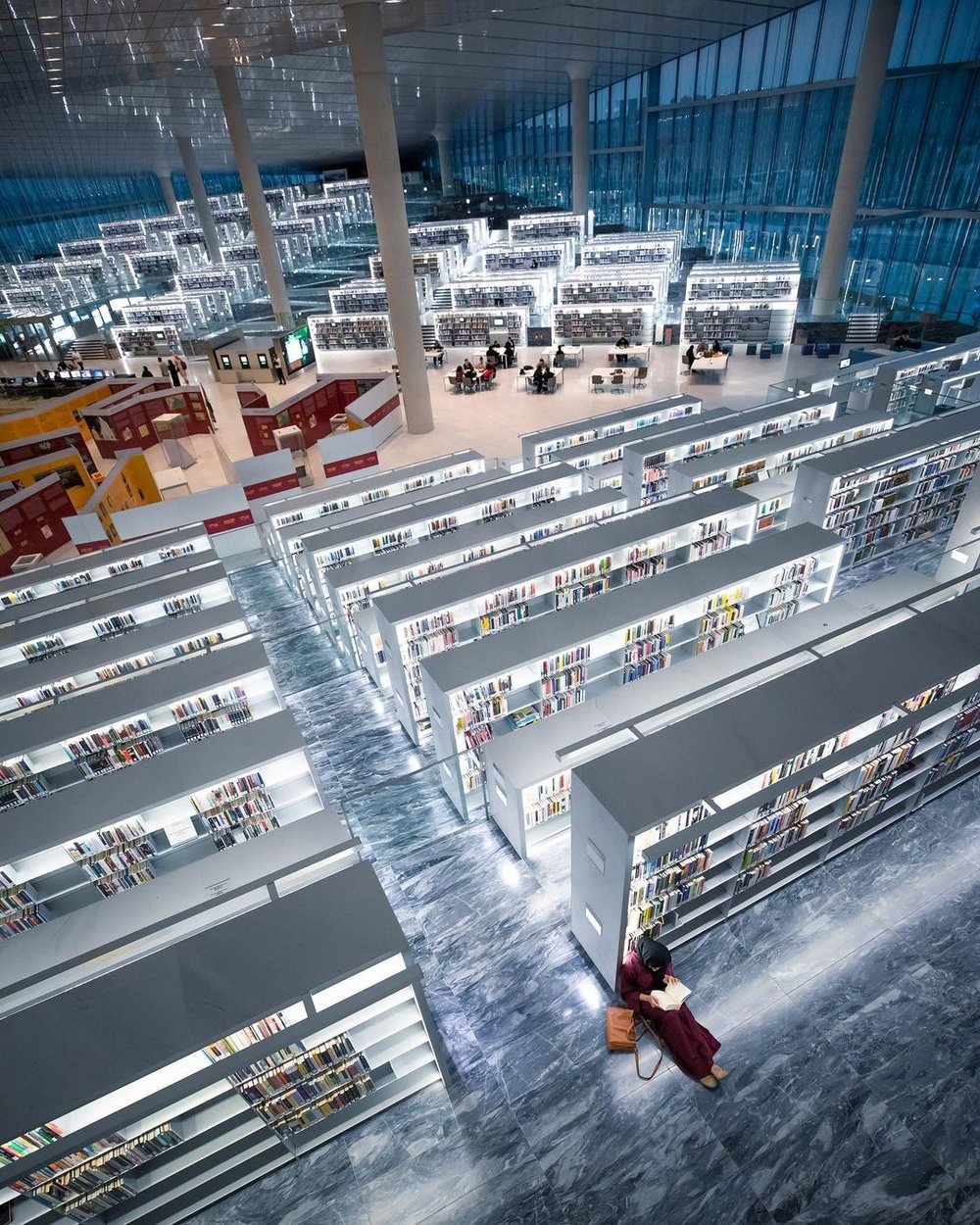 Qatar National Library in Doha most beautiful futuristic library in the world