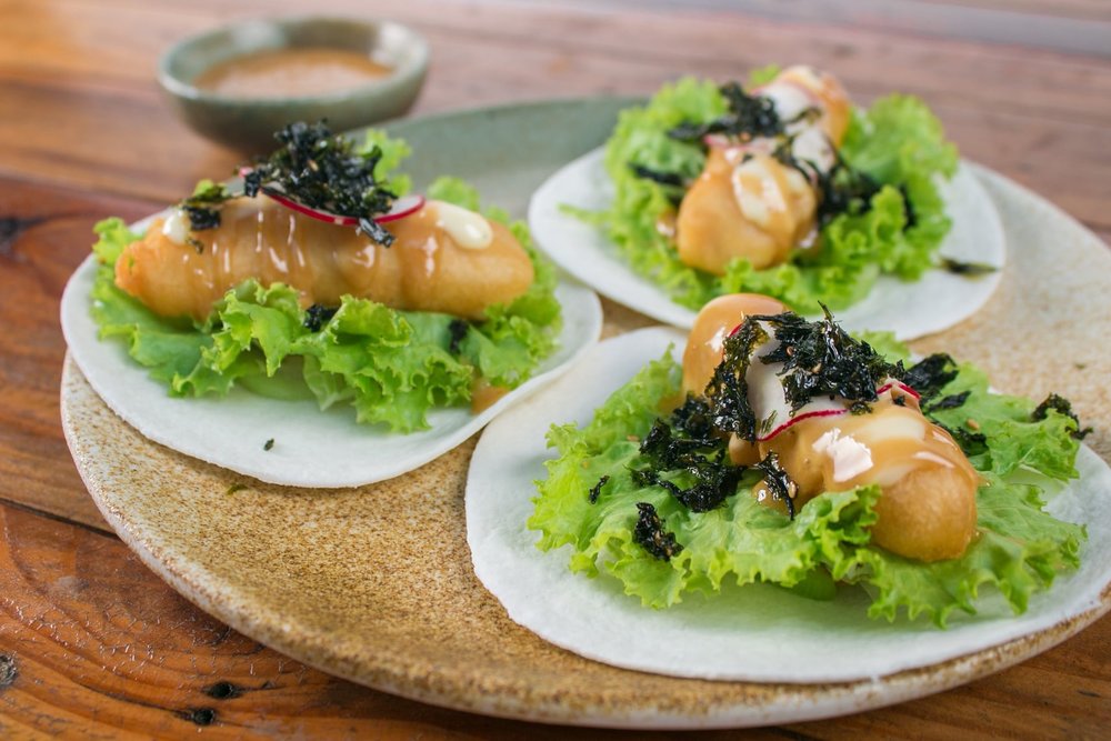 fish taco vegetables from quezon city restaurant earth kitchen