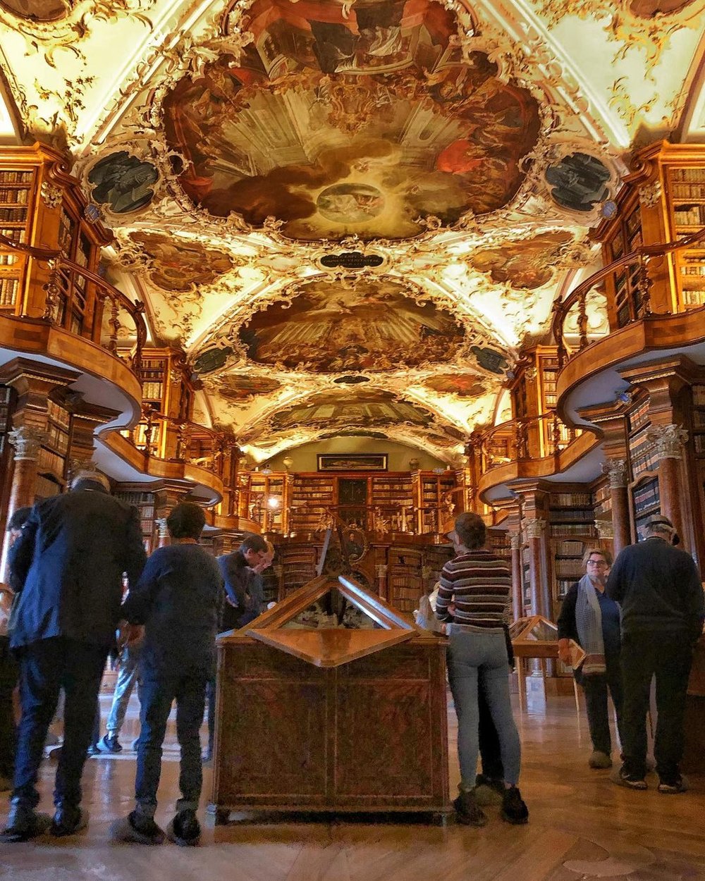 Stiftsbibliothek Sankt Gallen in Switzerland most beautiful library in the world