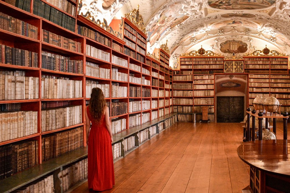 Strahov Monastery Library in Prague most beautiful library in the world