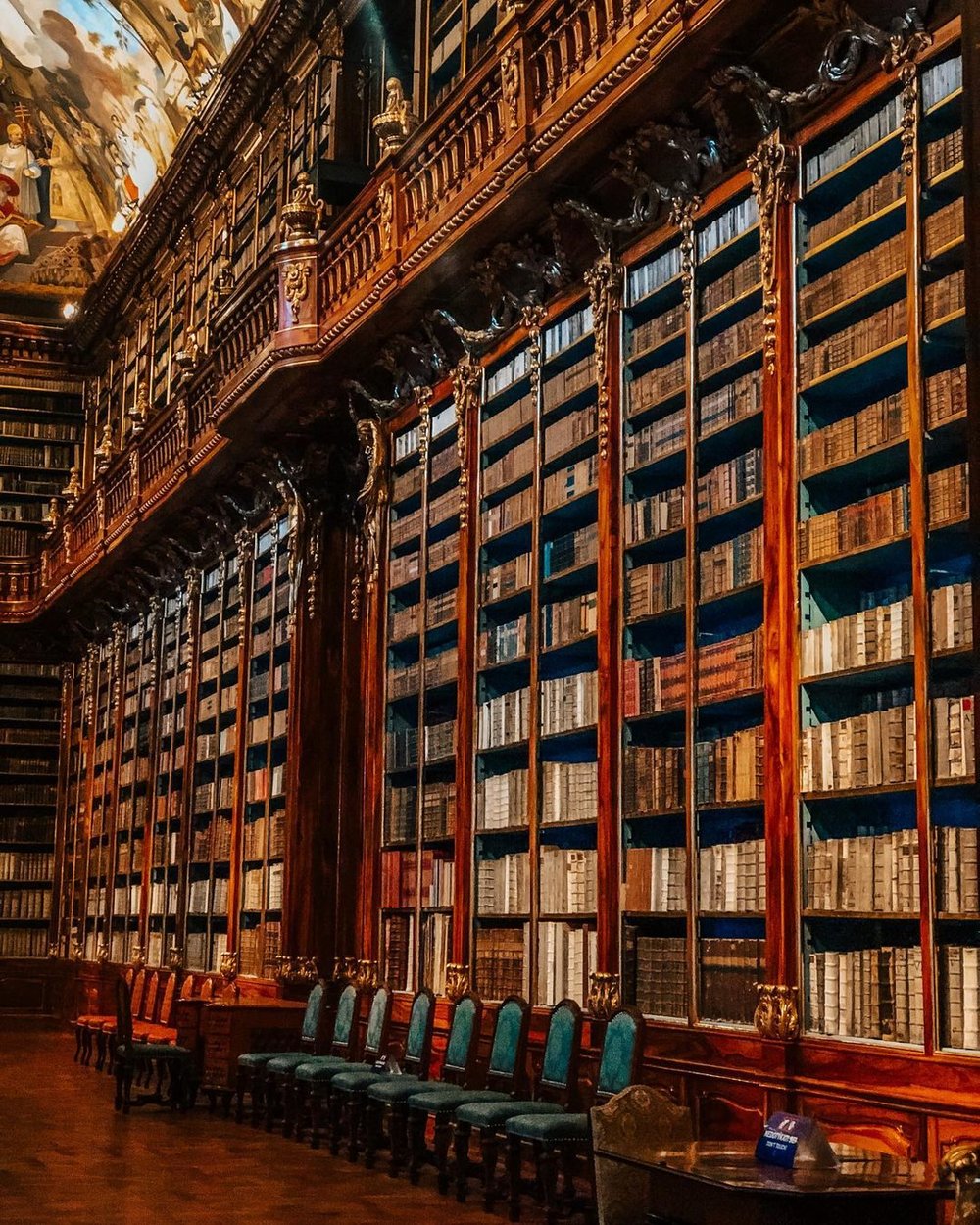 Strahov Monastery Library in Prague most beautiful library in the world