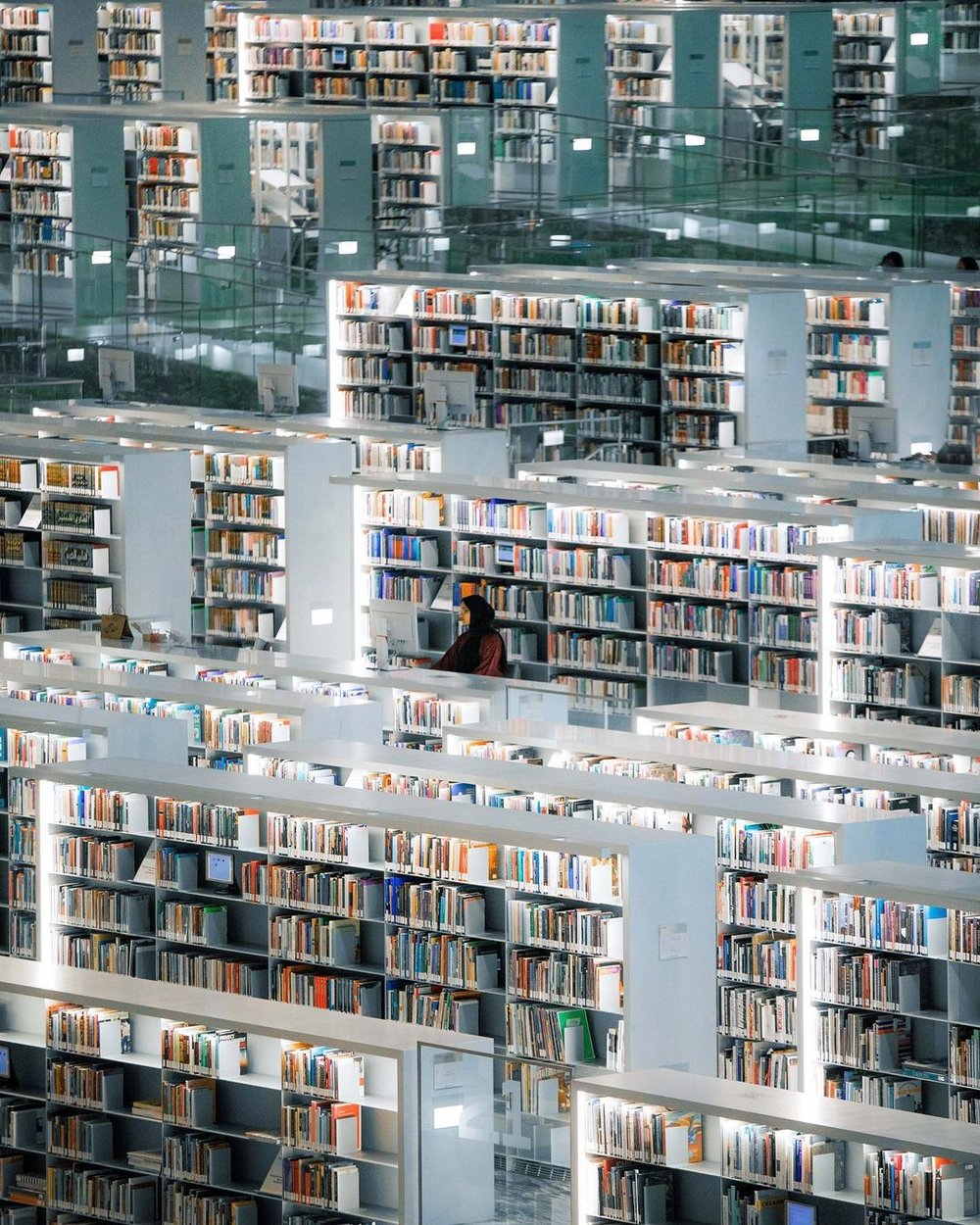 Qatar National Library in Doha most beautiful modern library in the world