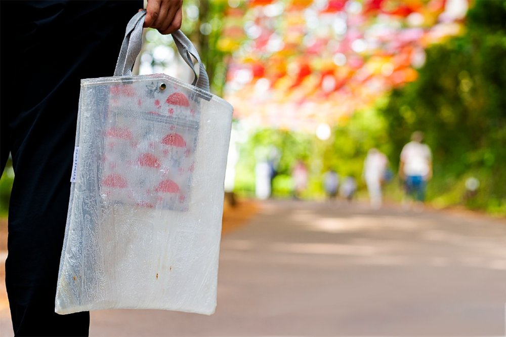 アップサイクルによってオリジナルバッグに