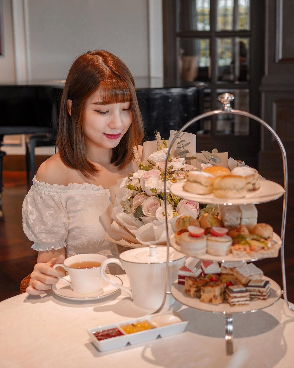 Palm Court at E&O Hotel best afternoon hi tea in Penang