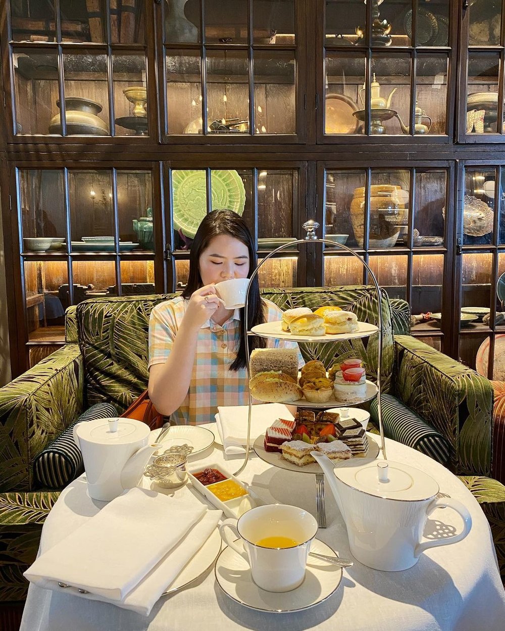 Palm Court at E&O Hotel best afternoon hi tea in Penang