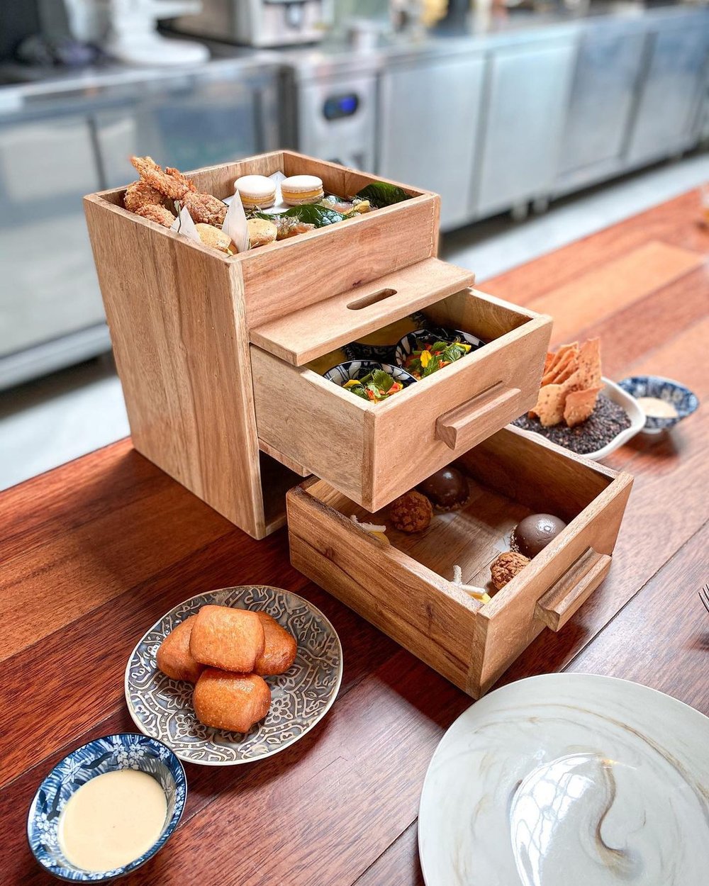 Communal Table by gēn best afternoon hi tea in Penang