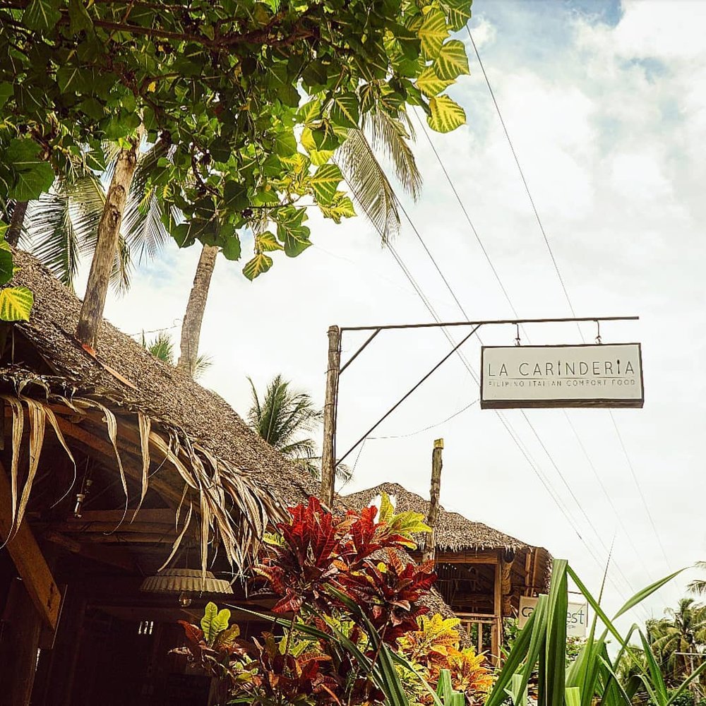 La Carinderia Sign in Siargao