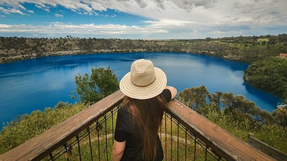 Be amazed by the beautiful sight of The Blue Lake. Image credits: @discover_mount_gambier