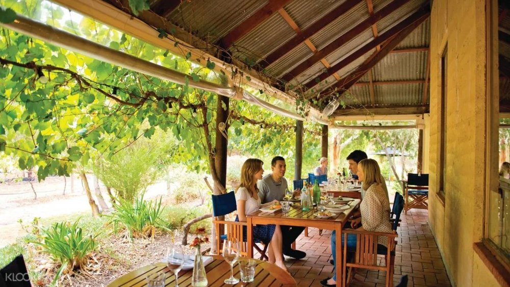 Have a fun chat with your road trip buddies as you sip on wine.