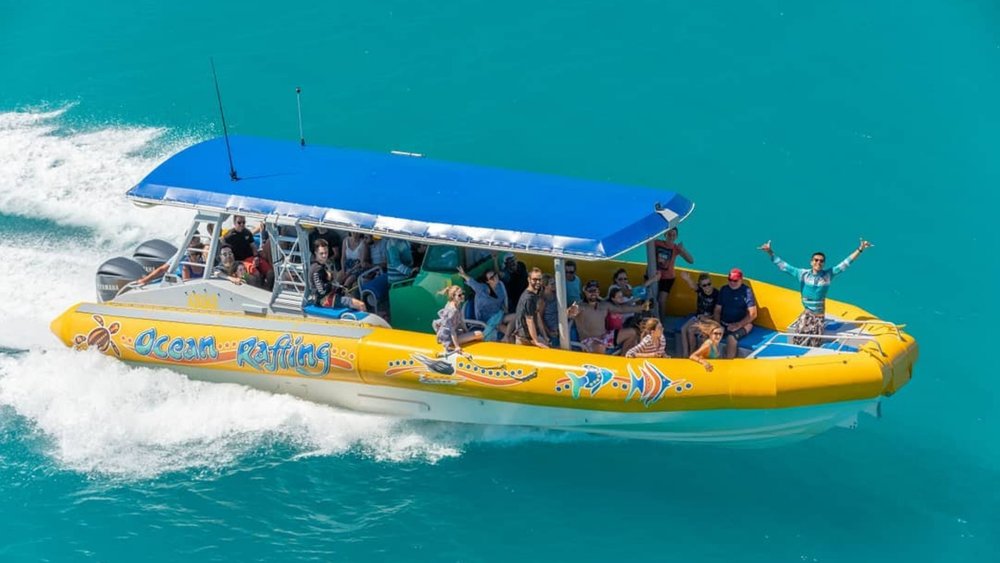 It’s a whole day of fun and exploration on this rafting tour. Image credits @oceanrafting on instagram