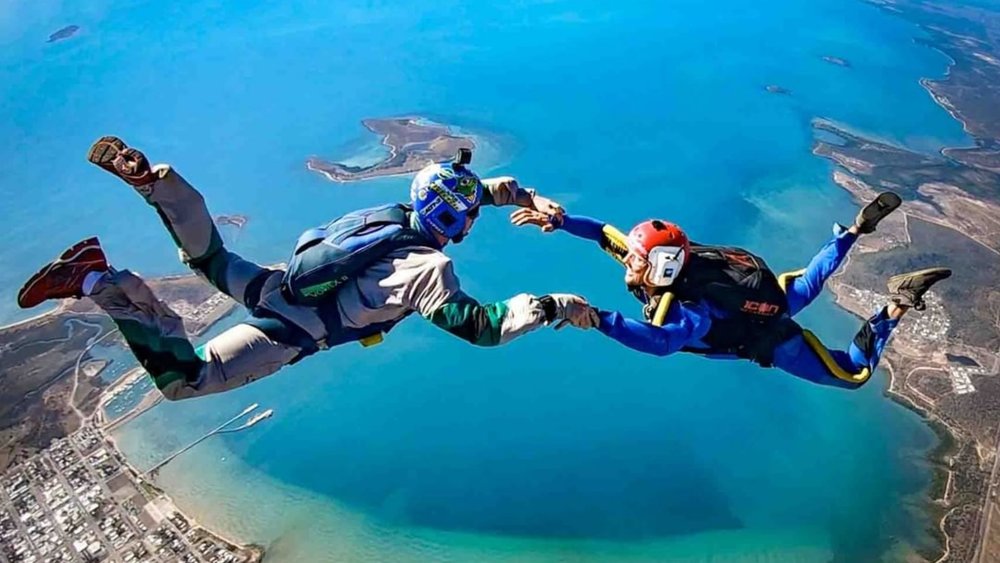 Take a leap of faith with this skydiving experience. Image credits @1300skydiveairliebeach on Instagram