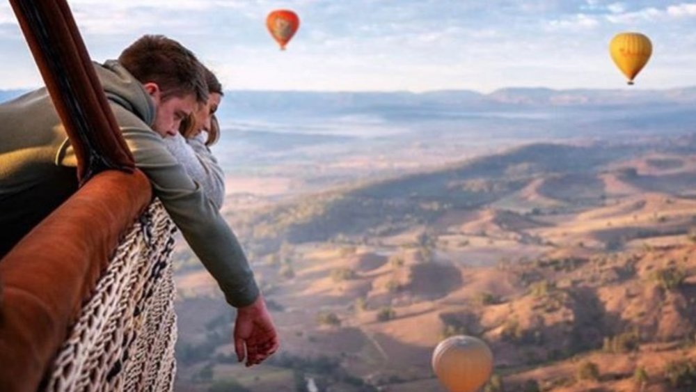 There’s no better view of Greater Brisbane than on a hot air balloon! Image credits: @hotairballoonbrisbane on Instagram