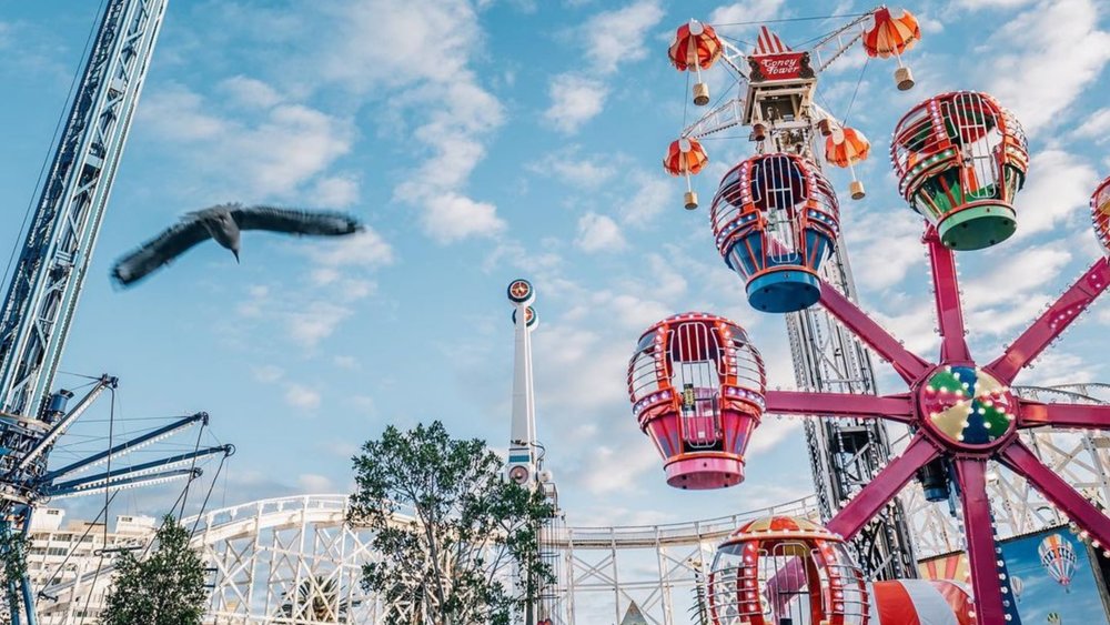 Enjoy thrilling rides at Luna Park Melbourne! Image credits: @uponourdays_photography
