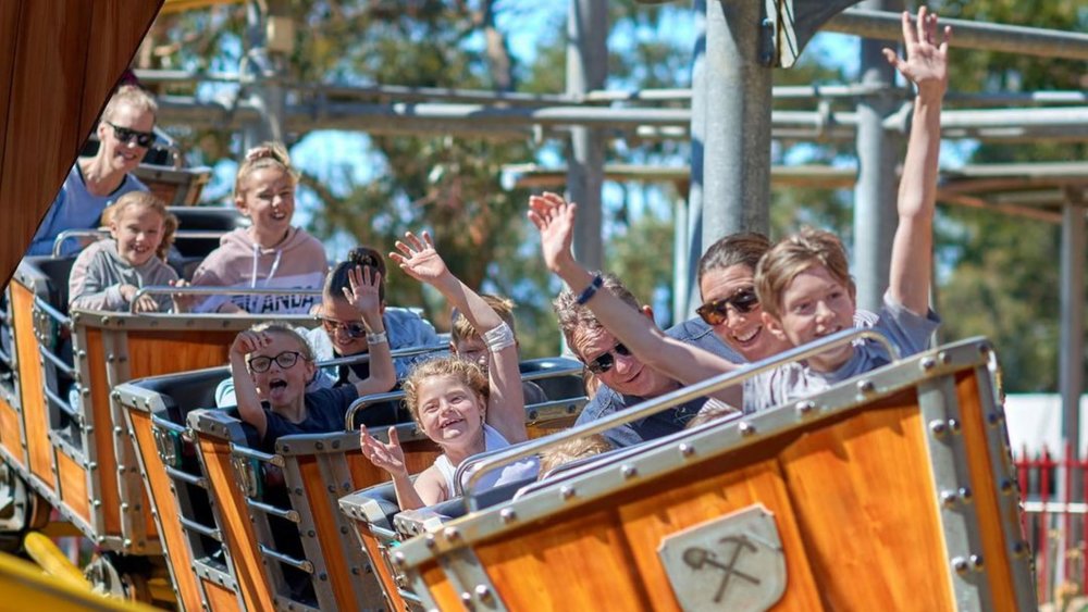 Fun rides await the whole family! Image credits @gumbuya_world on Instagram