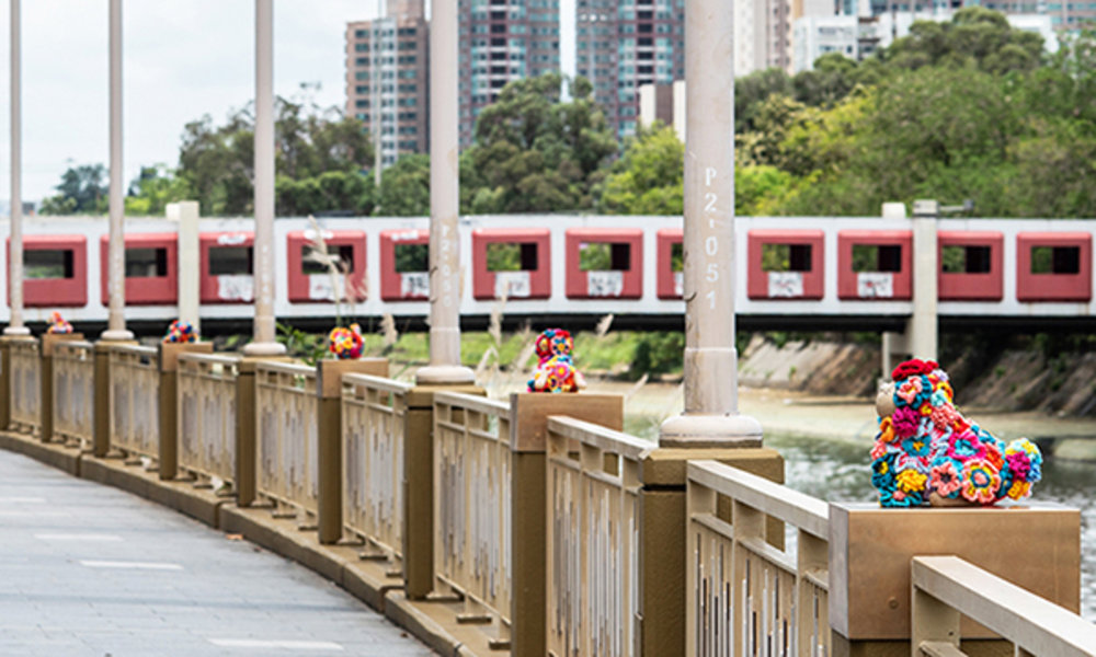 屯門河《與貓為畔》藝術