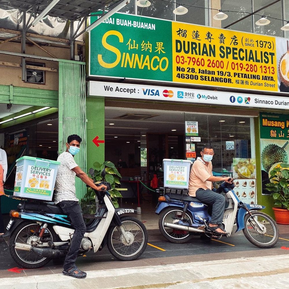 sinnaco durian online delivery kl selangor malaysia mco