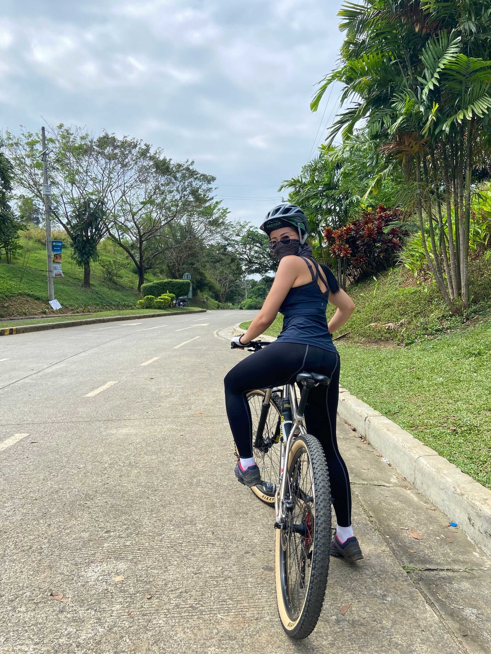 biking at timberland heights