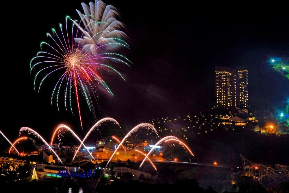 ルスツリゾート遊園地 花火大会