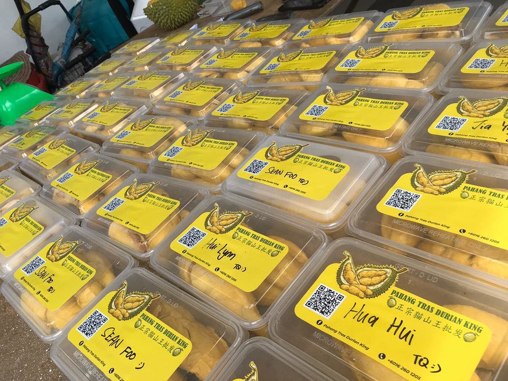 durian order online delivery kl malaysia mco pahang tras durian king