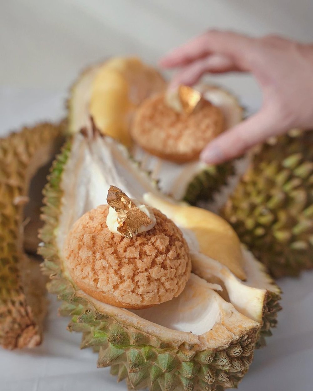 sugar fluff durian delivery cream puff kl selangor malaysia