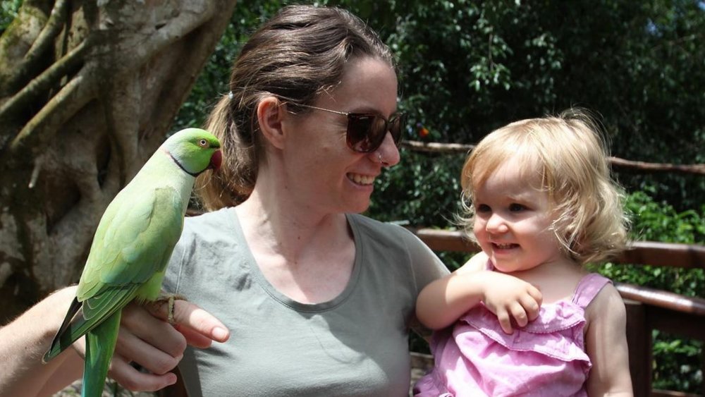 Check out the colourful and friendly birds at Kuranda Bird World! Image credits: @aquaventurefishing.com.au on Instagram